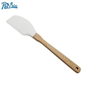 Best Selling Heat Resistant Mini Silicone Christmas Spatula Set With Wooden Handle - Product Image 5