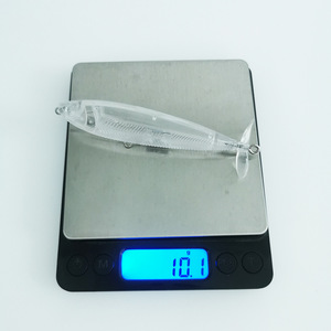 Nuevo señuelo artificial japonés de 10 cm/10 g de ABS, tipo lápiz <span class=keywords><strong>YO</strong></span>-<span class=keywords><strong>ZURI</strong></span> Double Leaf Tractor con cuerpo transparente. - Product Image 4