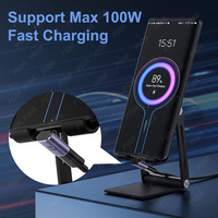 Adaptateur mâle à femelle USB-C à 90 degrés à angle droit 100W Type-C Extender pour Steam Deck ROG Ally Switch Notebook