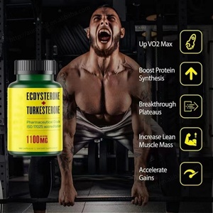 Cápsulas de Ecdisterona y Turkesterona, Potenciador de Energía, Desarrollo Muscular, Aumento de Masa Muscular, Tabletas para Ganar Músculo, Suplementos para Aumentar de Peso - Product Image 2
