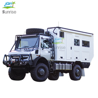 Remorque de camping-car de voyage en édition limitée avec Double cuisinière à Induction, remorque de camping de caravanes tout-terrain de cuisine intérieure raffinée