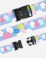 Sangle de bagage réglable en nylon avec logo personnalisé pour la vente en gros