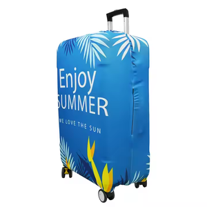 Impresión personalizada viaje a prueba <span class=keywords><strong>de</strong></span> polvo Protector <span class=keywords><strong>el</strong></span>ástico Spandex carro lavable equipaje maleta cubierta - Product Image 4