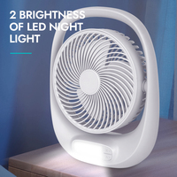 Mini ventilateur de bureau portable ventilateurs de table rechargeables 5V avec batterie câble USB fil vent à trois vitesses pour voiture usage domestique extérieur