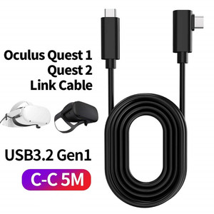 Cable de enlace de alta velocidad para <span class=keywords><strong>PC</strong></span>, Cable de C-C USB de 5Gbps VR de 16 pies para <span class=keywords><strong>juegos</strong></span> y carga para <span class=keywords><strong>Oculus</strong></span> <span class=keywords><strong>Quest</strong></span> <span class=keywords><strong>2</strong></span> - Product Image 2