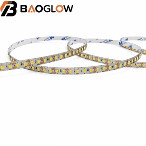 ไฟ LED แบบกันแสงสะท้อน ตัดได้ตามต้องการ CCT สองสี 144LED/เมตร 2835 LED Tape Light 24V 11W/เมตร แผงสีเงิน 8 มม. 2 สาย 2700K 6500K สำหรับบ้าน โรงแรม - Product Image 1