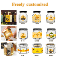 Boîte d'emballage en papier personnalisée pour pot en verre, bonbons, sucre, miel, cadeau, vente au détail