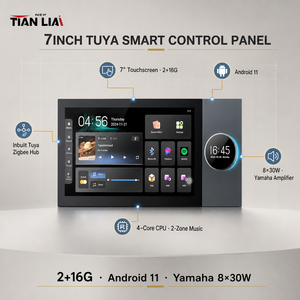 Panel de Control TL-Q7 de 7 Pulgadas con Android 11 y Zigbee Gateway para Más de 50 Dispositivos, Compatible con <span class=keywords><strong>Spotify</strong></span>, YouTube, Alexa Music, 8x30W, Montaje en Pared - Product Image 4