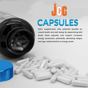 Suppléments de marque privée Supplément végétalien NAD Resvératrol pour l'énergie Santé de la peau Supplément de vitamine B3 Capsules de resvératrol NAD - Product Image 2