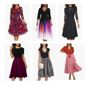 Nueva Colección de Vestidos Largos de Verano para Mujer, Hechos de Algodón/Poliéster, Moda de Guangdong, Venta al Por Mayor de Ropa, Excedentes de Prendas - Product Image 1