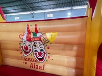 Structure de jeu gonflable en PVC durable, château gonflable personnalisé, parc d'attractions gonflable avec toboggan