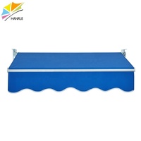 Auvent de fenêtre rétractable en aluminium résistant au vent, auvent pliable d'extérieur, pare-soleil