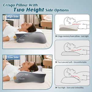 Ergonomico moderno collo cervicale cuscino per alleviare il dolore ortopedico memoria schiuma contorno letto cuscino per il sonno confortevole - Product Image 5