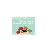 Poudre de champignons Lingzhi personnalisée, marque privée, avec saveurs de crème chocolatée et de noix, emballage en boîte instantanée