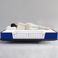 Rouleau en boîte simple double queen king size élastique confort éponge haute densité mousse latex ressort de poche individuel matelas