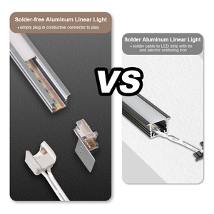 Incasso in alluminio <span class=keywords><strong>Led</strong></span> <span class=keywords><strong>profilo</strong></span> 12v filo <span class=keywords><strong>Led</strong></span> luce cucina sotto <span class=keywords><strong>Led</strong></span> armadio armadio armadio luce <span class=keywords><strong>Led</strong></span> Bar <span class=keywords><strong>per</strong></span> cucina - Product Image 2