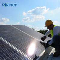 QIANEN Monocristalino de alta eficiencia 630W-650W Media celda Tipo N Paneles solares de techo negro 22.8% Eficiencia Stock DE LA UE