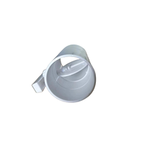 Conduit circulaire HVAC PVC75mm déflecteur d'air manuel