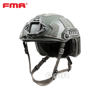 Système de casque FMA FAST SF High Cut Version ABS (squelette) Casque tactique 7mm Version épaissie TB1315B