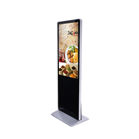 Affichage numérique interactif vertical sur pied Totem Écrans tactiles Kiosque Écran LCD TV pour la publicité