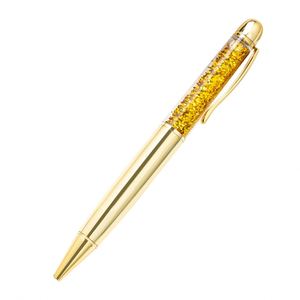 DIY Quicksand Gel <b>Pen</b> New Arrival Fashionable <b>Gold</b> Powder Dazzling Colorful Metal Crystal Gift Oil Plastic Portable Silk Screen - Product Image 3