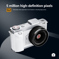 Kamera Fabrikası Flip Kapaklı Retro 64MP CMOS 18x Dijital Yakınlaştırma 3.0 İnç 4K Video YouTube Çekim Kaydı WiFi 4k Dijital Kamera
