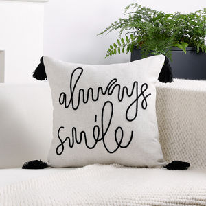 หมอนโซฟาห้องนั่งเล่นลายศิลปะภาษาอังกฤษหมอนรองนั่งในสำนักงานขายส่ง - Product Image 5