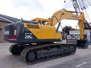 Excavadora de ruedas Hyundai R215 original de Corea, excavadoras usadas de 21 toneladas - Product Image 2