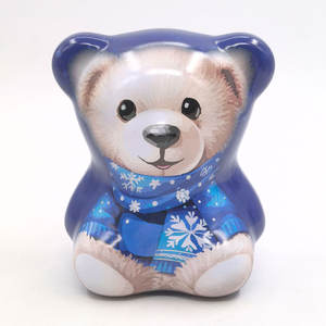 カスタマイズされたクマとピギーバンクの缶食品グレードの金属チョコレート & マネーギフト包装子供のためのリサイクル可能な缶 - Product Image 2