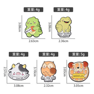 เข็มกลัดเคลือบโลโก้รูปสัตว์การ์ตูนเข็มกลัดกระเป๋าเป้สะพายหลังโลหะเข็มกลัดเครื่องประดับรูปนางฟ้าปกของที่ระลึกสำหรับเด็ก - Product Image 6