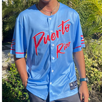 Maillots de baseball vierges WBC 2026 de haute qualité Francisco Lindor Porto Rico – Maillot du World Classic de baseball