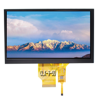 Modul Layar LCD Panel Sentuh Kapasitif TFT 7 Inci dengan Antarmuka 50PIN 24 Bit Resolusi 800x480 IC Driver HX8664B