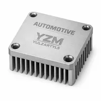 Bloc de dissipateur thermique en aluminium usiné CNC sur mesure, ailettes de refroidissement, radiateur pour composants électroniques LED haute puissance