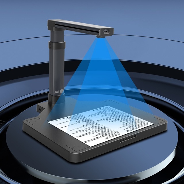 Smart Paging OC RText Recognition Barcode Scanning 13MP Book Format Scanner A3 Document Scanner