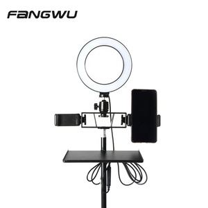 Anneau lumineux <span class=keywords><strong>Led</strong></span> avec trépied, 1 unité, pour la diffusion en direct - Product Image 3