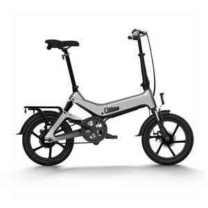 Bicicleta Eléctrica Plegable de 16 Pulgadas, Mini Bicicleta Eléctrica con Marco de Aleación de Aluminio, Batería Integrada de Litio de 36V, Ligera para Adultos - Product Image 1