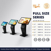 Kiosque en libre-service Android Windows de 32, 43, 49, 55, 65 pouces pour la recherche de produits en magasin et l'engagement client