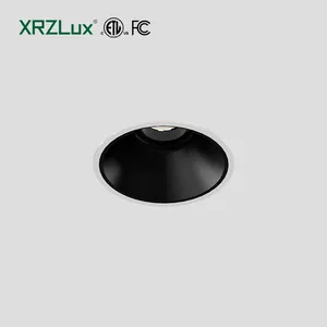 XRZLux incasso COB Down Light LED regolabile 15W ETL LED Downlight antiriflesso Home Hotel rotondo faretto a soffitto AC120V AC220V