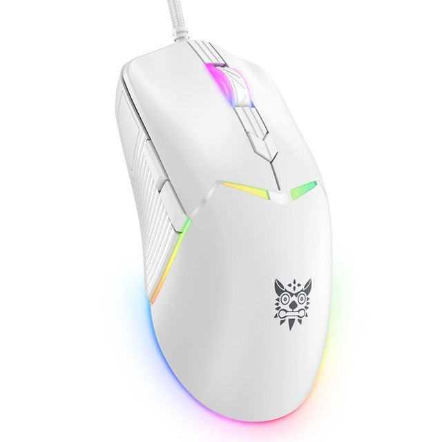 ONIKUMA CW929 Laptop Wired USB Gaming White Mouse RGB Gaming Ergonomic Optical Computer Sensor A825 Gamers Mouse