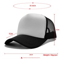 Casquettes de baseball en maille à 5 panneaux personnalisées avec logo, broderie et impression, casquettes de camionneur en mousse éponge – Vente en gros de haute qualité