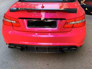 W207 sợi carbon phía sau Bumper môi cho Mercedes Benz <span class=keywords><strong>E</strong></span> <span class=keywords><strong>Class</strong></span> w207 AMG phía sau khuếch tán 2011-2013 - Product Image 4