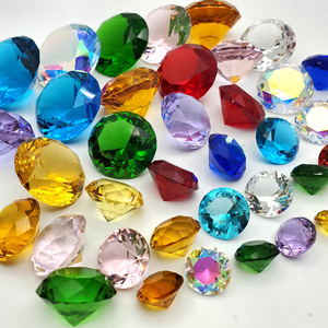 Rõ ràng 3D tinh thể Laser khắc hình trái tim Kính chặn giấy với đồng hồ - Product Image 2