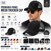 Gorra Trucker con Logotipo Personalizado, Gorra de Malla de 6 Paneles, Etiqueta Privada, Unisex, Gorra Deportiva con Cierre a Presión, Uniforme Corporativo para Equipos, Venta al Por Mayor OEM