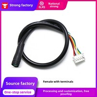 Connecteur étanche 5 broches femelle USB pour bande LED RGB, contrôleur de moteur 10A, 3P 6P broches, 12V IP68