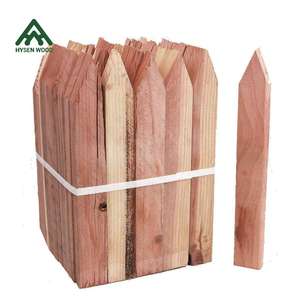 เสาไม้รั้วไม้เสาไม้ระแนงและประตูวิลล่าผ่านการอบร้อนด้วยความร้อนแบบไม้1.5เมตร - Product Image 5