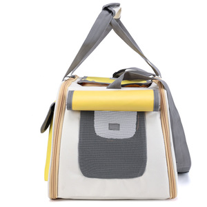 Custom Pet <b>Carrier</b> Bag Large Capacity Handheld Portable <b>Cat</b> Dog Bag for Travel with Adjustable Strap and Ventilation Windows - Product Image 4
