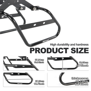 Waximoto Supporto Laterale per Borse e Portapacchi in Acciaio, Compatibile con Harley <span class=keywords><strong>Davidson</strong></span> <span class=keywords><strong>V</strong></span>-<span class=keywords><strong>ROD</strong></span> 2012-2017 - Product Image 6