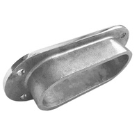 Guide-câble de chaîne d'ancre marine en acier inoxydable 316, guide-câble, tuyau de guidage, 5-1/2X2-1/2 pouces, accessoires de quincaillerie pour bateau, yacht