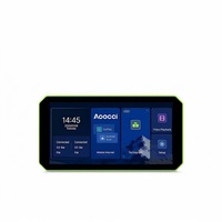Écran Android Auto pour moto Aoocci C9 Pro Max double canal avec TPMS 6 pouces 720P IP67 étanche, double caméra AHD 1080P, CarPlay