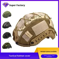 Housse de casque tactique FAST en ABS, camouflage transfrontalier avec cordon élastique, casquette russe Little Green Man pour sports de boxe